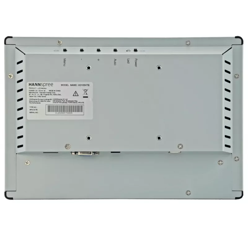Hannspree Open Frame HO 105 HTB Skaitmeninės reklamos plokščiasis ekranas 25,6 cm (10,1 colio) LCD 350 cd/m² HD Juodas Liečiamas