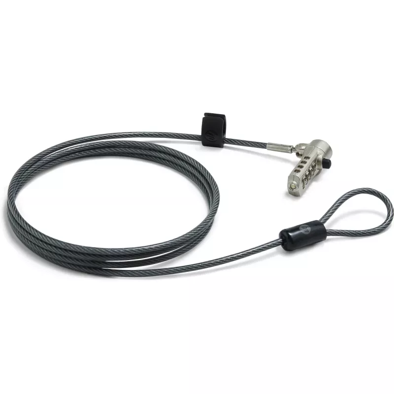 HP Essential Nano Combination kabelis Lock, 1,83 m, Kombinacinė spyna, Nerūdijantis plienas