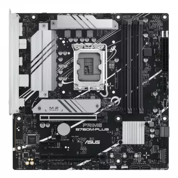 Motininė plokštė ASUS PRIME B760M-PLUS — Intel B760, LGA 1700, micro‑ATX, DDR5, 4 DIMM, 192GB, 2.5Gb LAN, 2x M.2