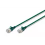 DIGITUS plonas komutacinis kabelis - CAT6A - F-FTP - 1m - Žalias