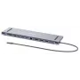 Dokų stotelė / USB-C centras Manhattan 10 prievadų 4K 60Hz Power Delivery