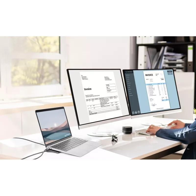Dokų stotelė / USB-C centras Manhattan 10 prievadų 4K 60Hz Power Delivery