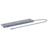 Dokų stotelė / USB-C centras Manhattan 10 prievadų 4K 60Hz Power Delivery
