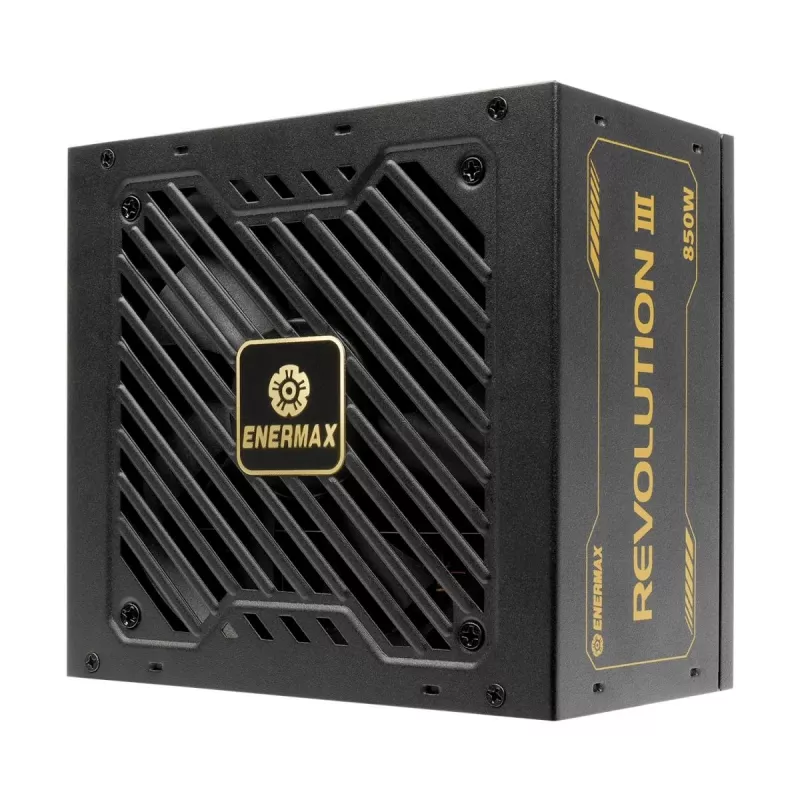 ENERMAX maitinimo blokas Revolution III 850 vatų 80 Plus Gold pilnai modulinis ATX 3.1