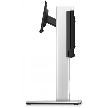 DELL Pro Micro All-in-One stovas - MFS22, 5.8 kg, 48.3 cm (19 coliai), 68.6 cm (27 coliai), 100 x 100 mm, Aukščio reguliavimas, Sidabrinė, Juoda