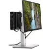 DELL Pro Micro All-in-One stovas - MFS22, 5.8 kg, 48.3 cm (19 coliai), 68.6 cm (27 coliai), 100 x 100 mm, Aukščio reguliavimas, Sidabrinė, Juoda