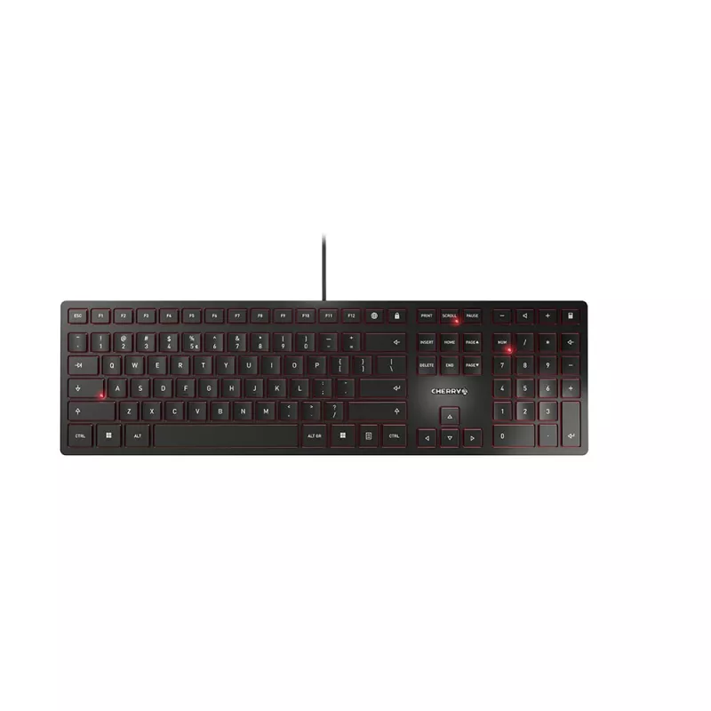CHERRY KC 6000 plonas klaviatūra universali USB US English juoda