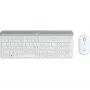 LOGITECH belaidė klaviatūros ir pelės kombinacija Mk470 - Offwhite - Qwerty US/Int'l