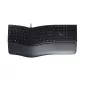 “CHERRY KC 4500 ERGO” klaviatūra, skirta biurui, USB, QWERTZ, šveicariška, juoda