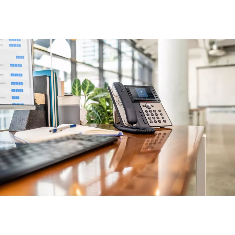 HP Poly Edge E550 IP Phone ir PoE palaikomas, IPS, 800 x 480 pikselių, 5:3, WPA2-Enterprise, EAP-TLS, HTTPS, ENERGY STAR, EAC, RoHS, Federal Communications Commission (FCC), CE