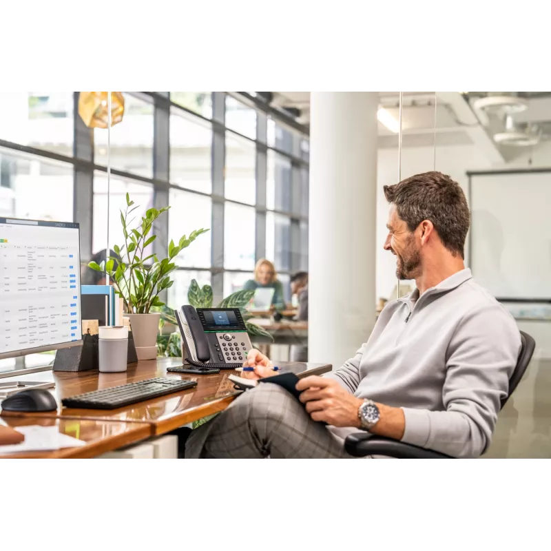 HP Poly Edge E550 IP Phone ir PoE palaikomas, IPS, 800 x 480 pikselių, 5:3, WPA2-Enterprise, EAP-TLS, HTTPS, ENERGY STAR, EAC, RoHS, Federal Communications Commission (FCC), CE