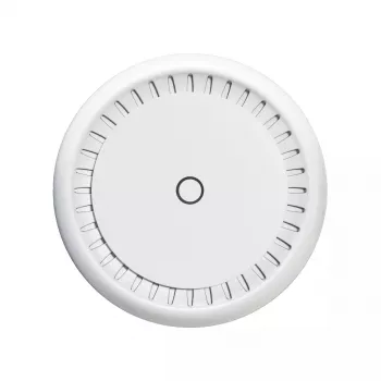 Lubinis/sieninis prieigos taškas MikroTik cAP XL ac Wi‑Fi 802.11ac dviejų juostų 2.4/5 GHz PoE, 2× Gigabit Ethernet, RouterOS, baltas