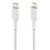 BELKIN Lightning į USB-C laidas pintas 1 m baltas