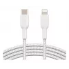 BELKIN Lightning į USB-C laidas pintas 1 m baltas