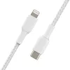 BELKIN Lightning į USB-C laidas pintas 1 m baltas