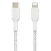 BELKIN Lightning į USB-C laidas pintas 1 m baltas