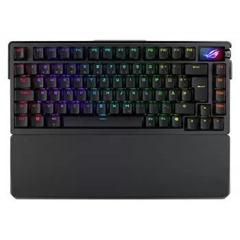 ASUS ROG Azoth Extreme klaviatūra žaidimams USB + RF belaidis + Bluetooth QWERTZ juoda