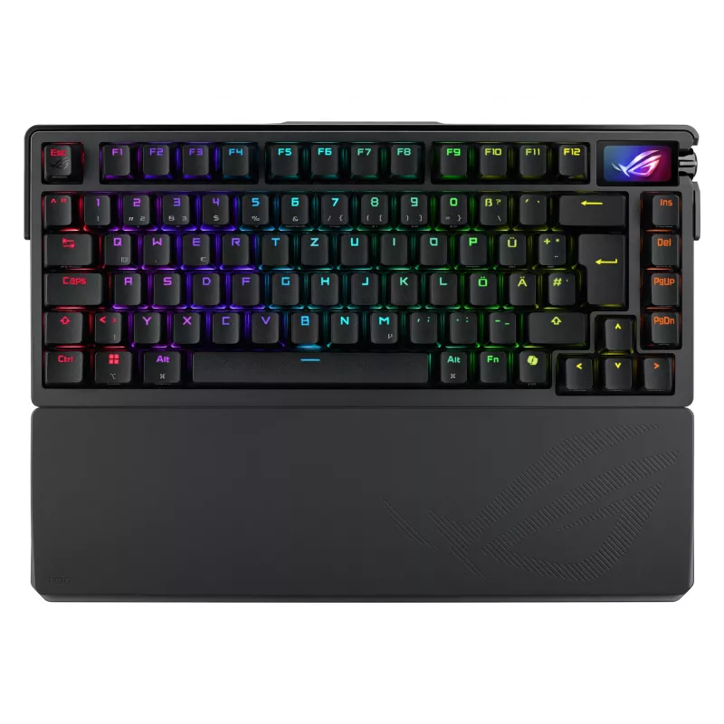 ASUS ROG Azoth Extreme klaviatūra žaidimams USB + RF belaidis + Bluetooth QWERTZ juoda