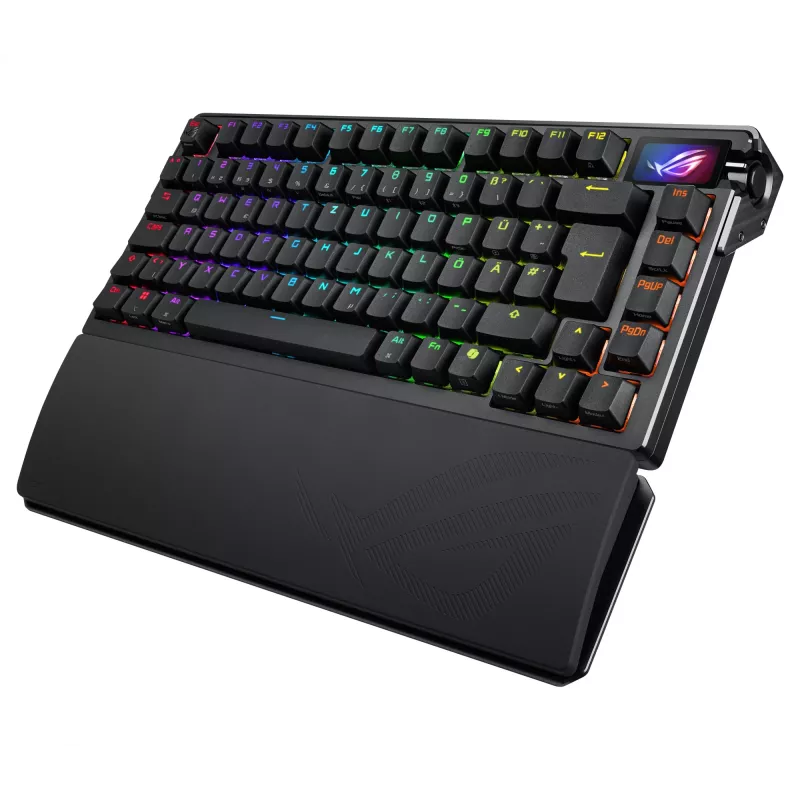 ASUS ROG Azoth Extreme klaviatūra žaidimams USB + RF belaidis + Bluetooth QWERTZ juoda