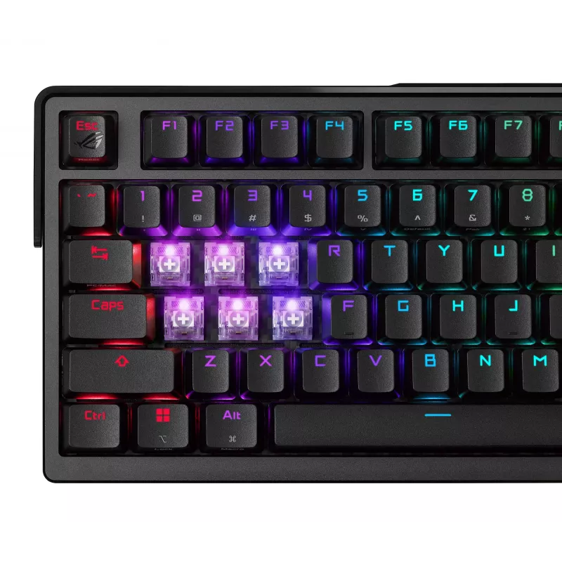 ASUS ROG Azoth Extreme klaviatūra žaidimams USB + RF belaidis + Bluetooth QWERTZ juoda