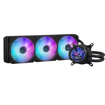 ASUS ROG STRIX LC III 360 ARGB procesoriaus viskas viename skystas aušintuvas 12 cm juodas