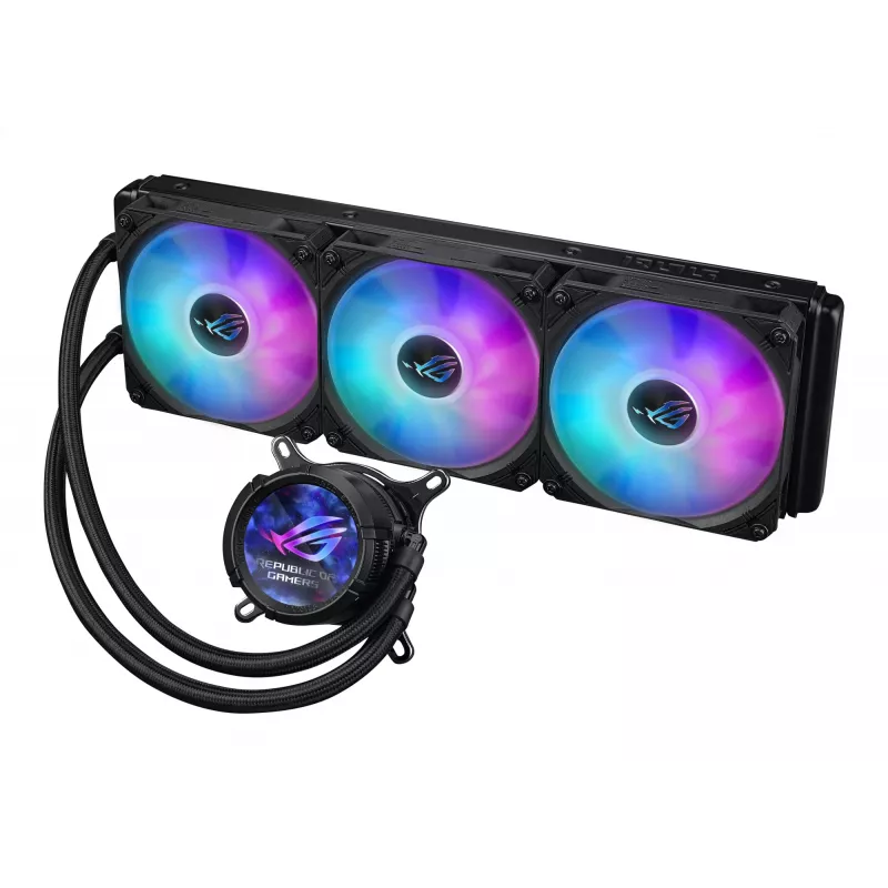 ASUS ROG STRIX LC III 360 ARGB procesoriaus viskas viename skystas aušintuvas 12 cm juodas