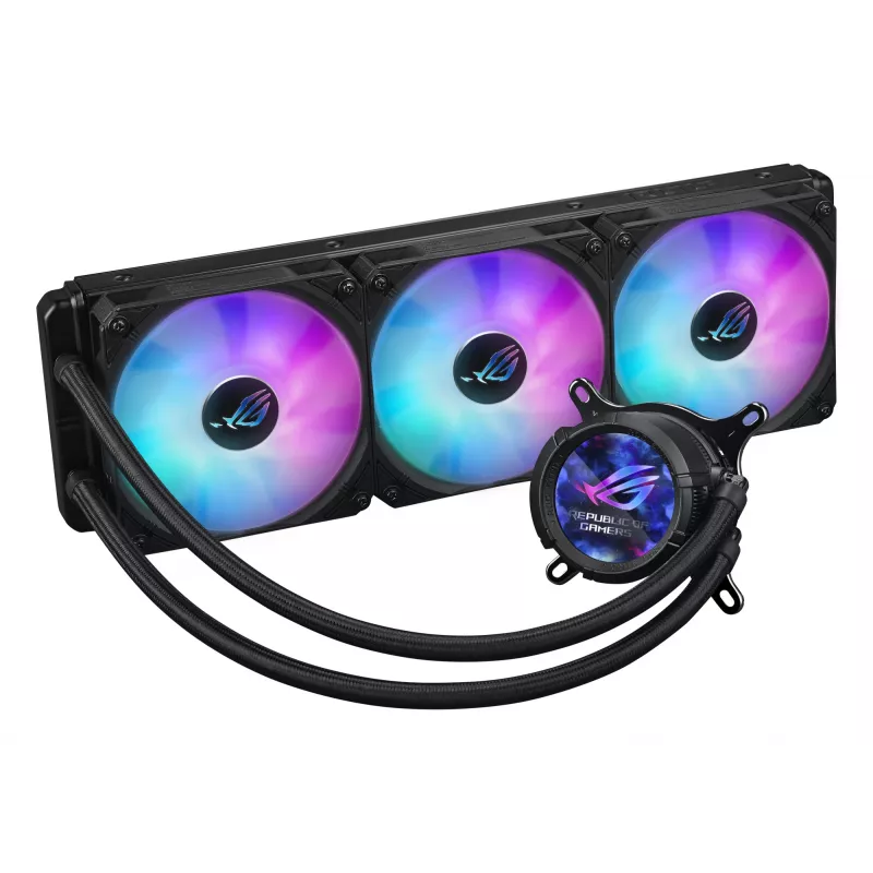 ASUS ROG STRIX LC III 360 ARGB procesoriaus viskas viename skystas aušintuvas 12 cm juodas