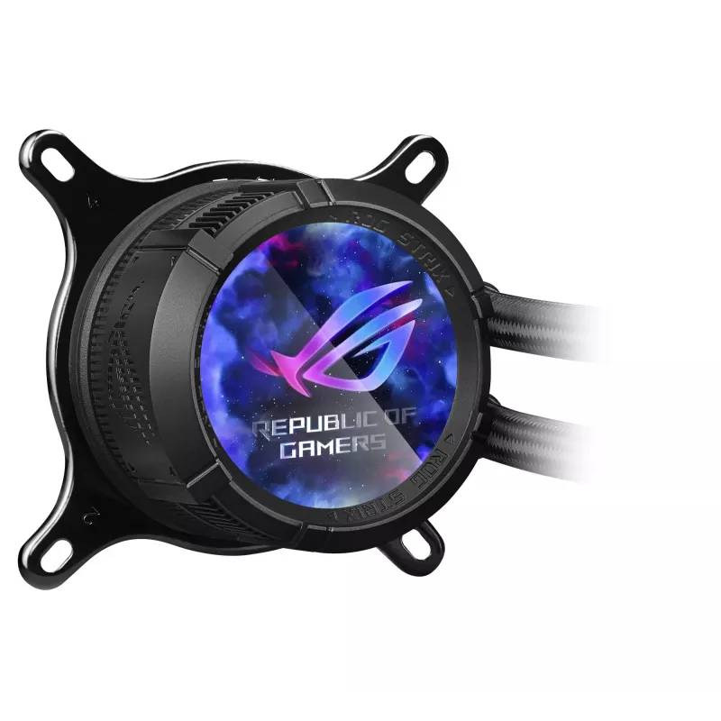 ASUS ROG STRIX LC III 360 ARGB procesoriaus viskas viename skystas aušintuvas 12 cm juodas