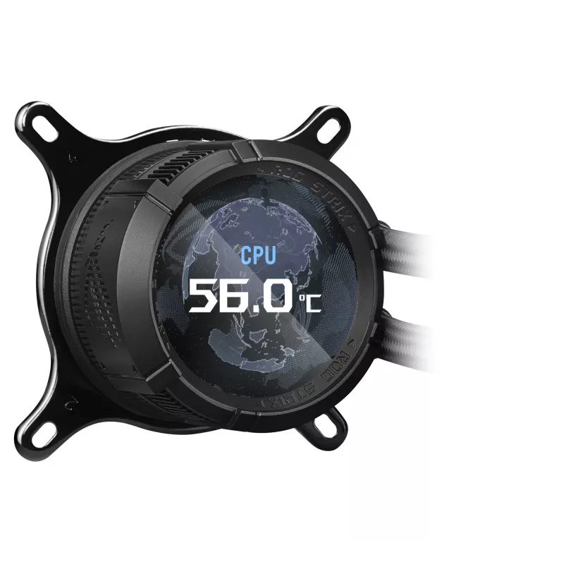 ASUS ROG STRIX LC III 360 ARGB procesoriaus viskas viename skystas aušintuvas 12 cm juodas
