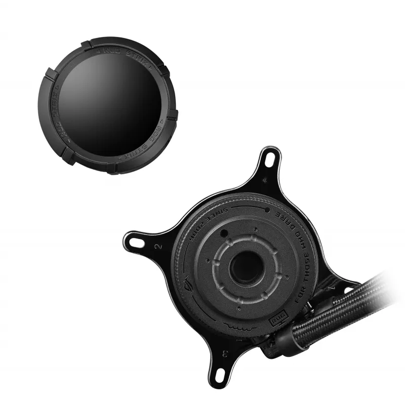 ASUS ROG STRIX LC III 360 ARGB procesoriaus viskas viename skystas aušintuvas 12 cm juodas