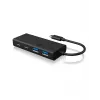 ICY BOX IB-HUB1426-CPD USB 3.2 Gen 1 (3.1 Gen 1) Type-C 5000 Mbit/s juoda