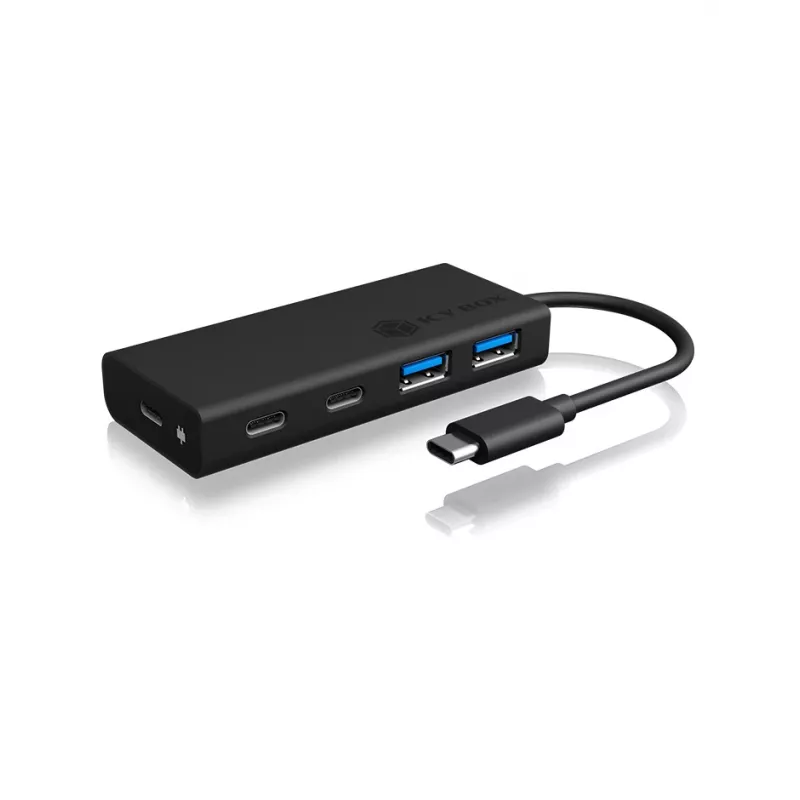 ICY BOX IB-HUB1426-CPD USB 3.2 Gen 1 (3.1 Gen 1) Type-C 5000 Mbit/s juoda