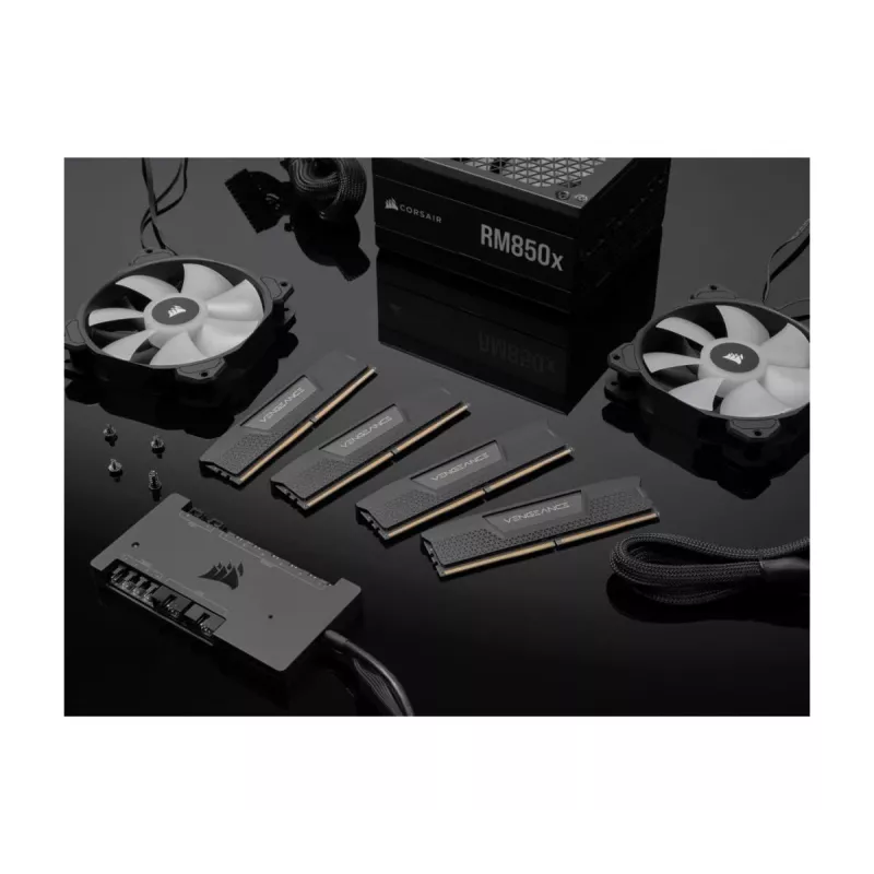 CORSAIR Vengeance 64GB DDR5 (2x32GB) 5600MHz CL40 atminties rinkinys – juoda