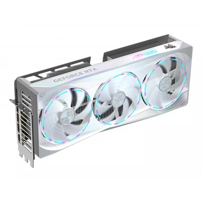Vaizdo plokštė GIGABYTE AORUS GeForce RTX 5080 MASTER ICE 16G — 16 GB GDDR7, 256 bitų, PCIe 5.0, 2805 MHz