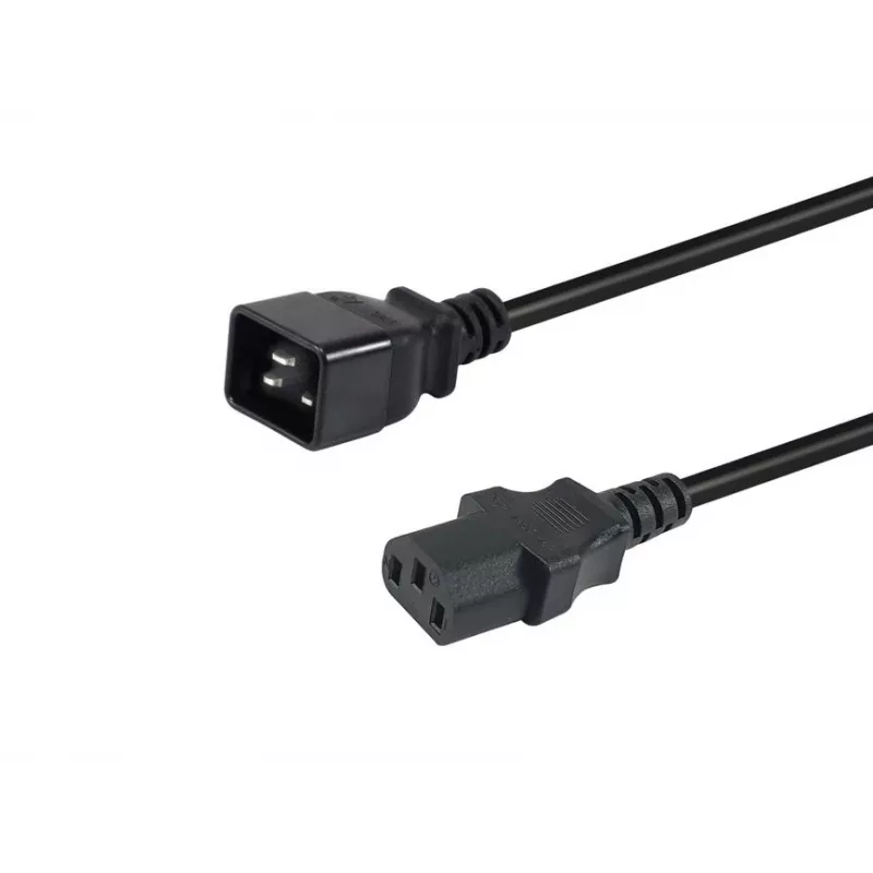 Equip 112141 maitinimo kabelis juodas 3 m IEC C20 IEC C13