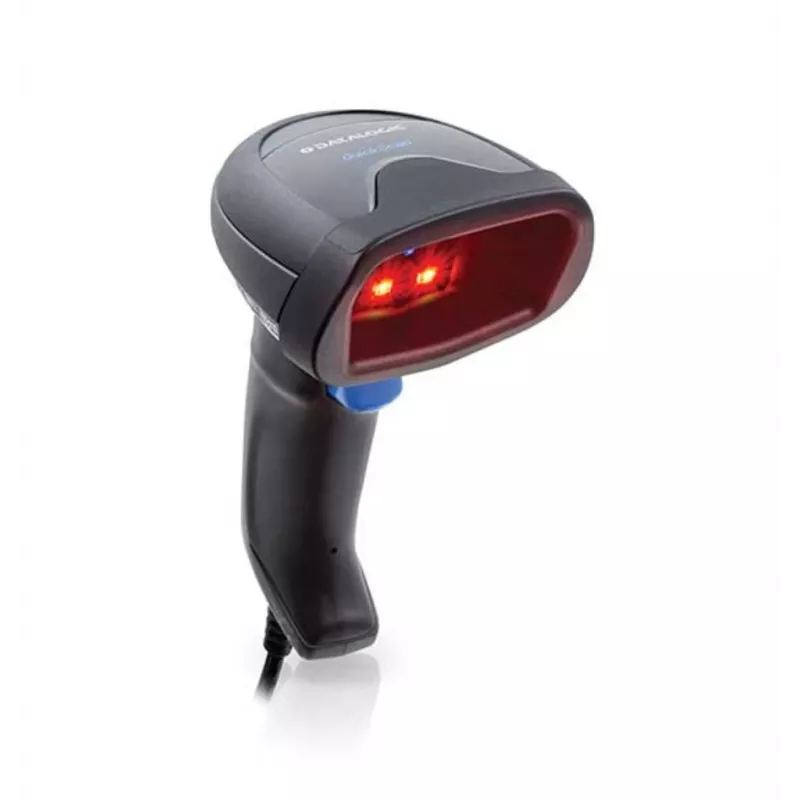 DATALOGIC Quickscan Lite 2500 2d Imager Kit W/ Coiled USB + Stand Blk