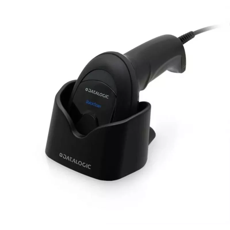 DATALOGIC Quickscan Lite 2500 2d Imager Kit W/ Coiled USB + Stand Blk