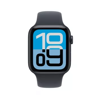 APPLE Watch SE 3 GPS + Cellular 44mm vidurnakčio aliuminio korpusas su vidurnakčio sportine juostele S/M