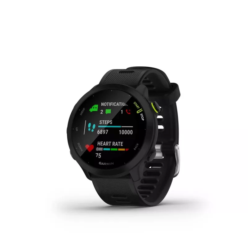 GARMIN INTERNATIONAL Forerunner 55 bėgimo išmanusis laikrodis - Juoda