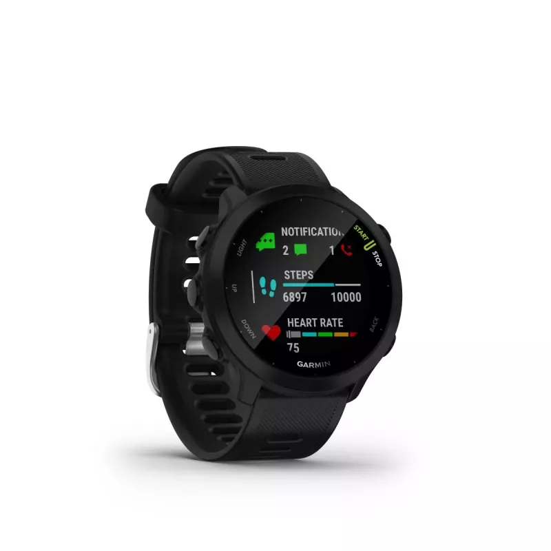 GARMIN INTERNATIONAL Forerunner 55 bėgimo išmanusis laikrodis - Juoda