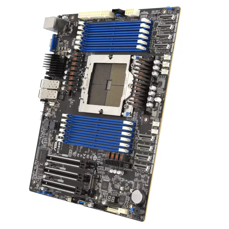 Serverinė motininė plokštė ASUS K14PA-U12/ASMB11 Socket SP5 SSI CEB, AMD EPYC 9004, 12× DDR5 lizdai, 3 TB, 25GbE, 3× PCIe Gen5 x16, 1× M.2