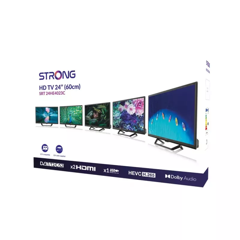 Televizorius Strong SRT 24HE4023C 24 colių HD LCD 1366 x 768