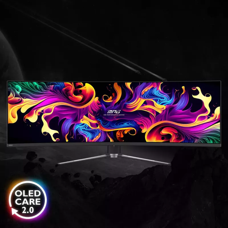 MSI MPG 491CQPDE QD-OLED kompiuterio monitorius 124,5 cm (49 colių) 5120 x 1440 pikselių DQHD juodas