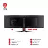 MSI MPG 491CQPDE QD-OLED kompiuterio monitorius 124,5 cm (49 colių) 5120 x 1440 pikselių DQHD juodas