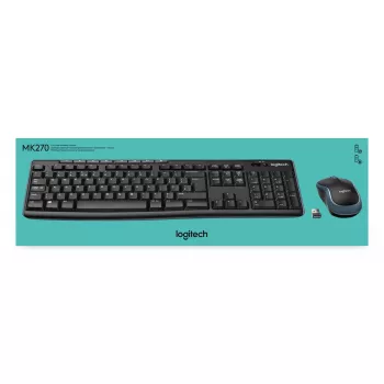 LOGITECH Wireless Desktop Mk270 - Azerty Belgian