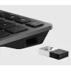 HP 725 kelių įrenginių belaidė įkraunama klaviatūra, viso dydžio (100%), belaidė, RF belaidė + Bluetooth, juoda