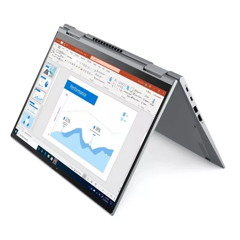 T1A Lenovo ThinkPad X1 Yoga Gen 6 Atnaujintas Intel® Core™ i5 i5-1145G7 Hibridinis (2-in-1) 35.6 cm (14 colių) Jutiklinis ekranas 32 GB LPDDR4x-SDRAM 512 GB SSD Windows 11 Vokiška Pilka