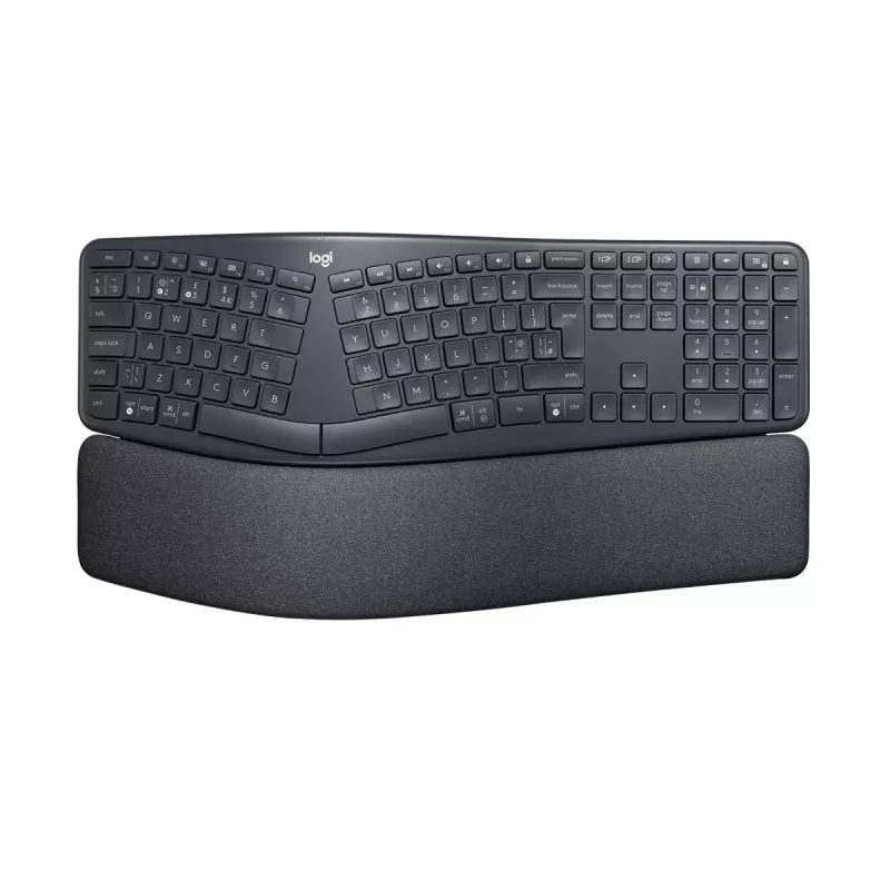 LOGITECH Ergo K860 - Belaidė išskleidžiamoji klaviatūra Graphite Qwerty US/International