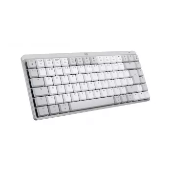 LOGITECH MX Mechanical Mini for Mac Minimalist Wireless Illuminated Performance Keyboard Pale Gray - US Inte - Qwerty