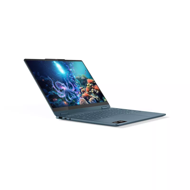 Lenovo Yoga 7 2-in-1 14AKP10 Copilot+ PC AMD Ryzen™ AI 5 340 hibridinis (2-in-1) 35,6 cm (14 colių) jutiklinis ekranas WUXGA 16 GB LPDDR5x-SDRAM 512 GB SSD Wi-Fi 7 (802.11be) Windows 11 Home vokiška Teal